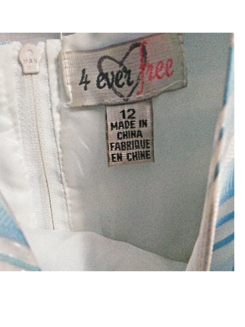 Size 12, so I would list it under 4 Ever Free, not Iris & Ivy. - Picture 3 of 3